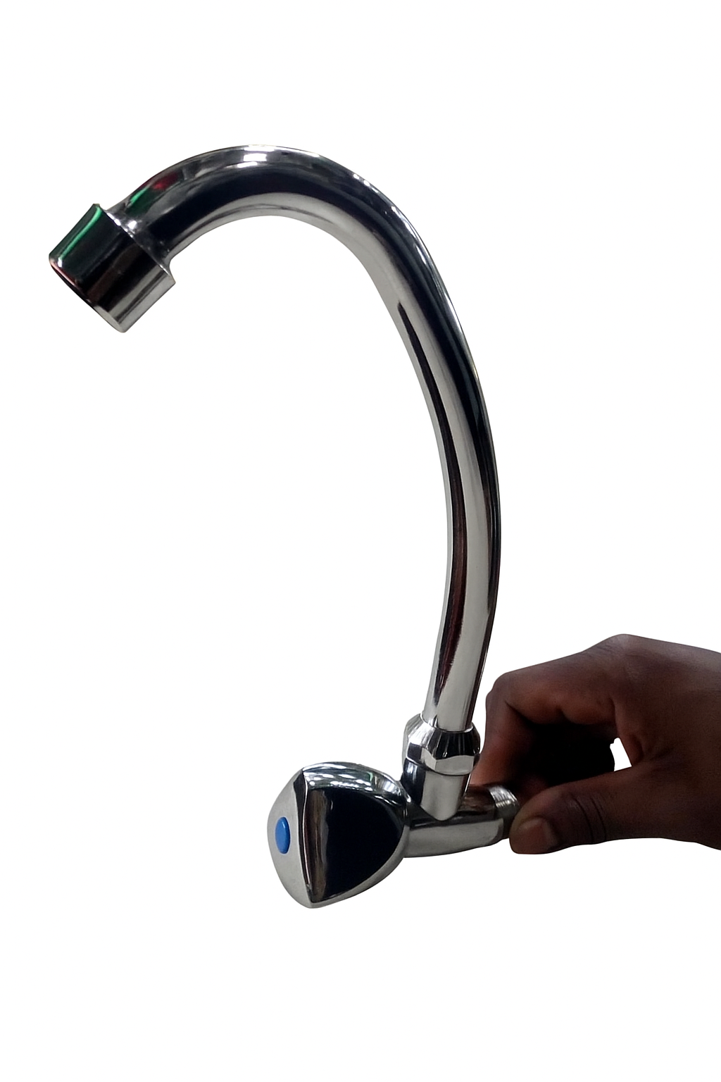 Long Neck Kitchen Tap ½ inch chrome finish for modern kitchen sinks in Kenya